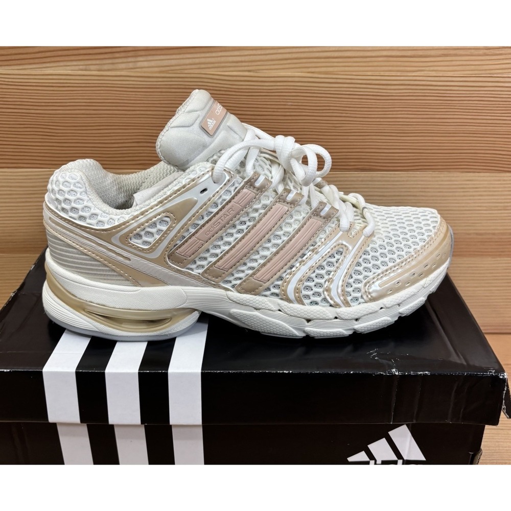 Adidas Adistar Control 5 W Women's Running Sneakers Off White Blush IH1799 Sz 8